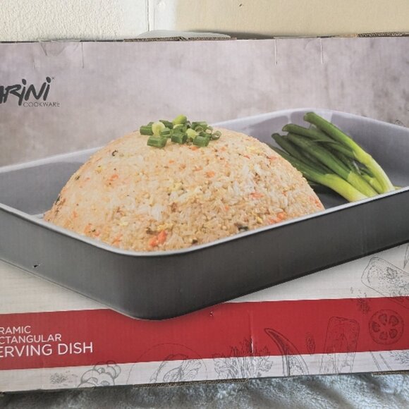 Parini large ceramic rectangular serving dish - Picture 4 of 4